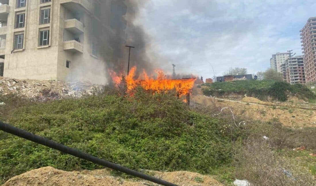 Samsun’da inşaata ait baraka kundaklandı, yangın kontrol altına alındı. Samsun'un Atakum ilçesinde bir inşaata ait baraka, kundaklanarak yandı. Yangına