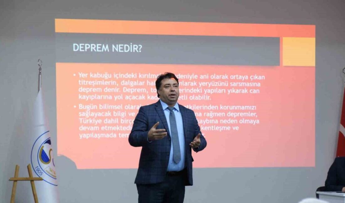 Sorgun Belediyesi’nden Muhtarlara Deprem Bilgilendirme Semineri Düzenlendi Sorgun Belediyesi, muhtarlara yönelik "Deprem ve Etkileri" konulu bir konferans