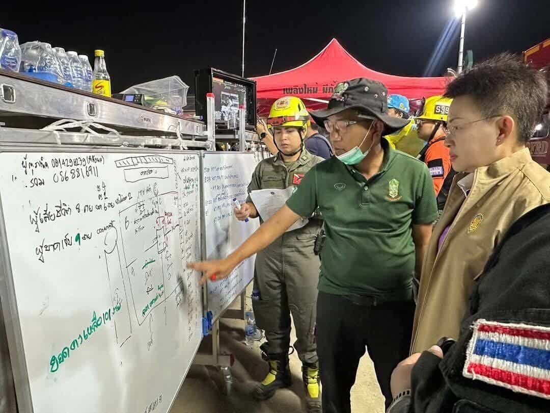 Myanmar'daki 7.7 ve 6.4 büyüklüğündeki depremler, Tayland'ın Bangkok şehrindeki bir