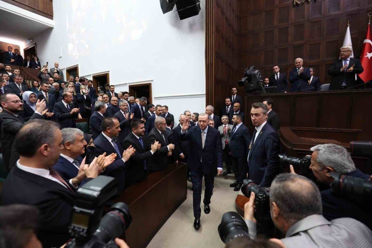 Cumhurbaşkanı ve AK Parti Genel Başkanı Recep Tayyip Erdoğan, TBMM'de