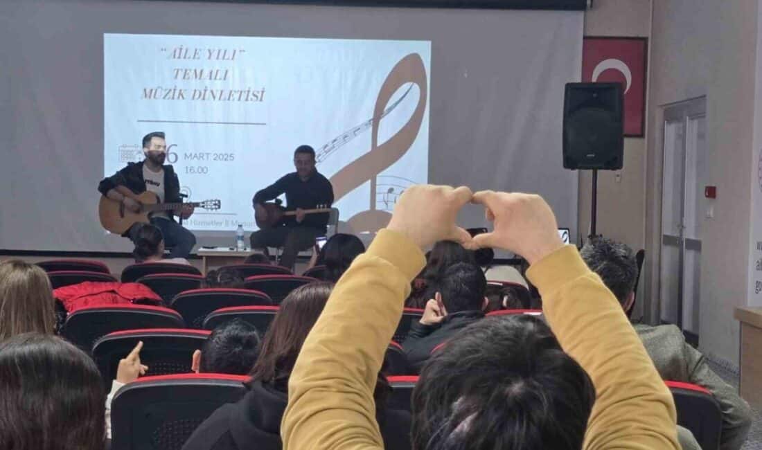 Tunceli’de Aile Yılı Etkinlikleri Kapsamında Müzik Dinletisi Düzenlendi Tunceli Aile ve Sosyal Hizmetler İl Müdürlüğü, "Aile Yılı" temasıyla
