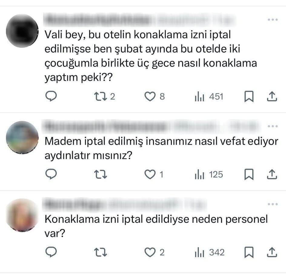 Uludağ'daki Kervansaray Otel'de çıkan yangında kayakçı Berkin Usta ve babası