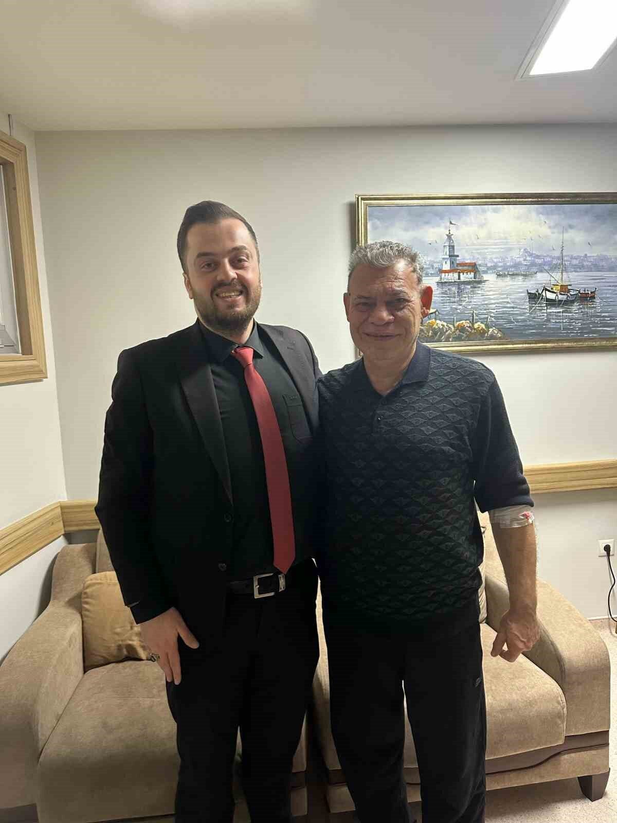 İlyas Mirzayev, kalp sorunları nedeniyle Gaziantep Özel Anka Hastanesi'nde el