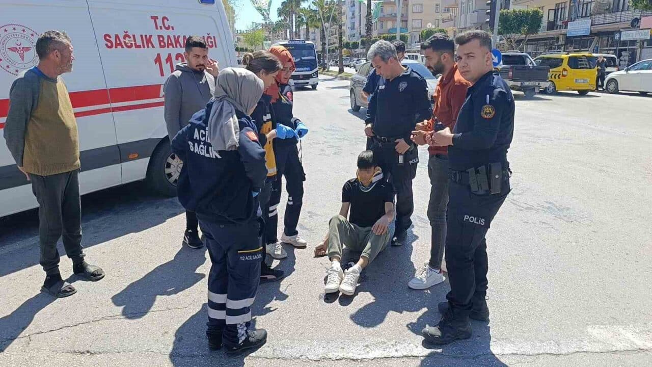 Antalya'nın Manavgat ilçesinde, yasak olan 'U' dönüşü yapan Edip A.'nın