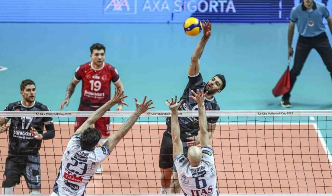 Ziraat Bankkart, 2025 CEV Kupası yarı finalinde Trentino Itas’ı geçerek finale yükseldi Ziraat Bankkart, 2025 CEV Kupası yarı final ikinci maçında Trentino