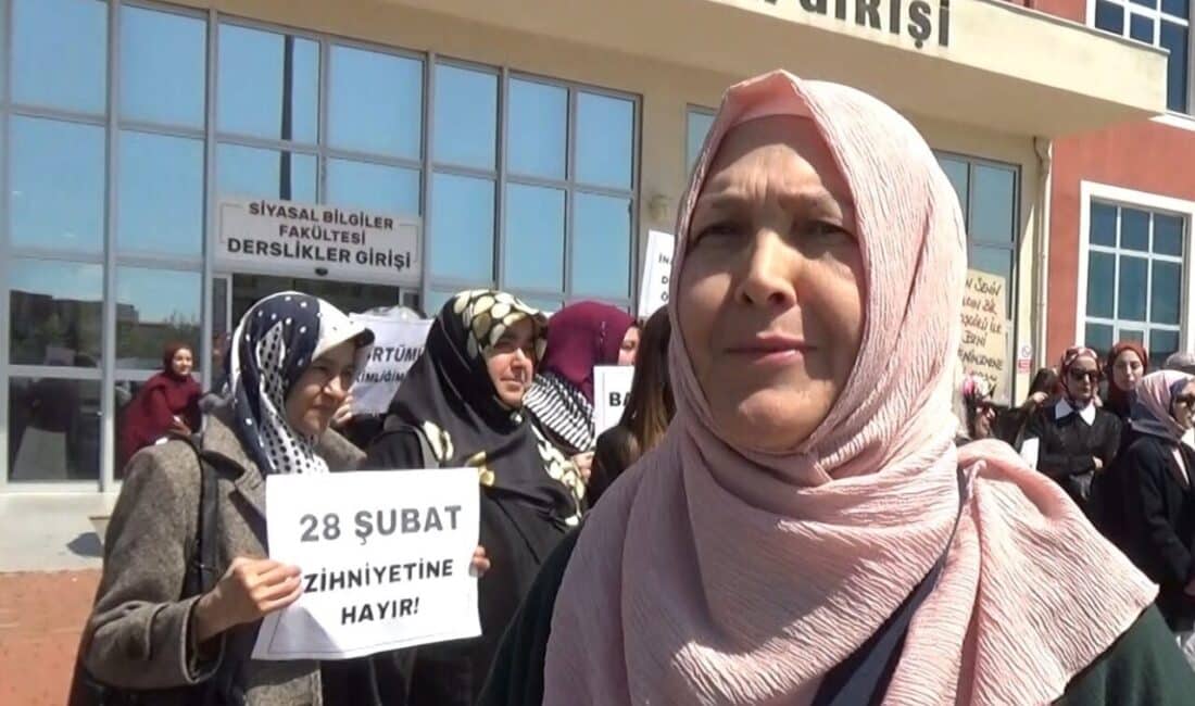 Aydın Adnan Menderes Üniversitesi'nde Doç. Dr. Mehmet Aydıner'in başörtüsüne yönelik
