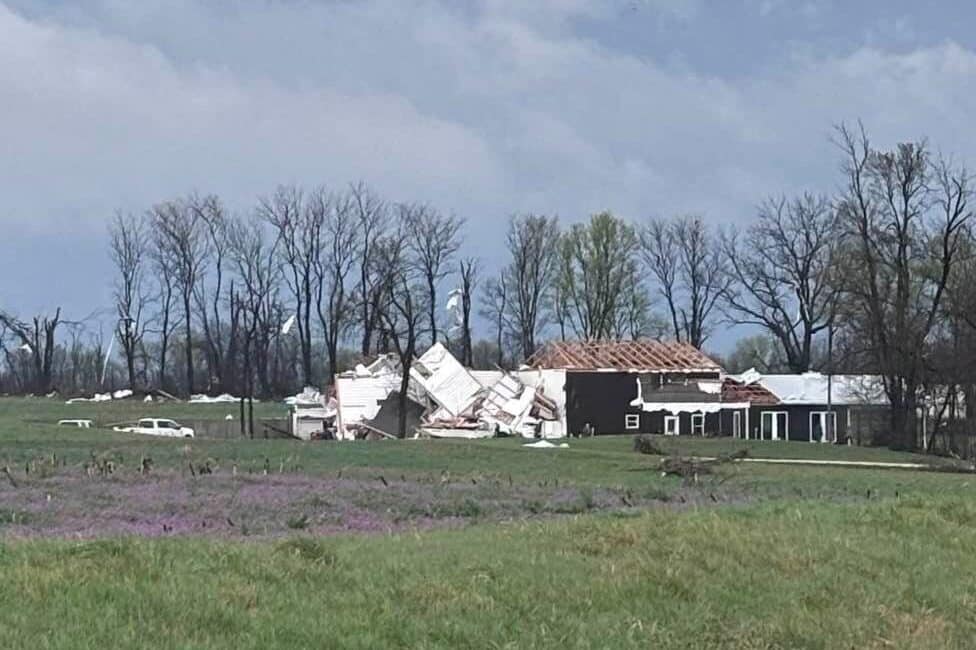 ABD’nin orta ve güney eyaletlerinde etkili olan hortum sebebiyle 1