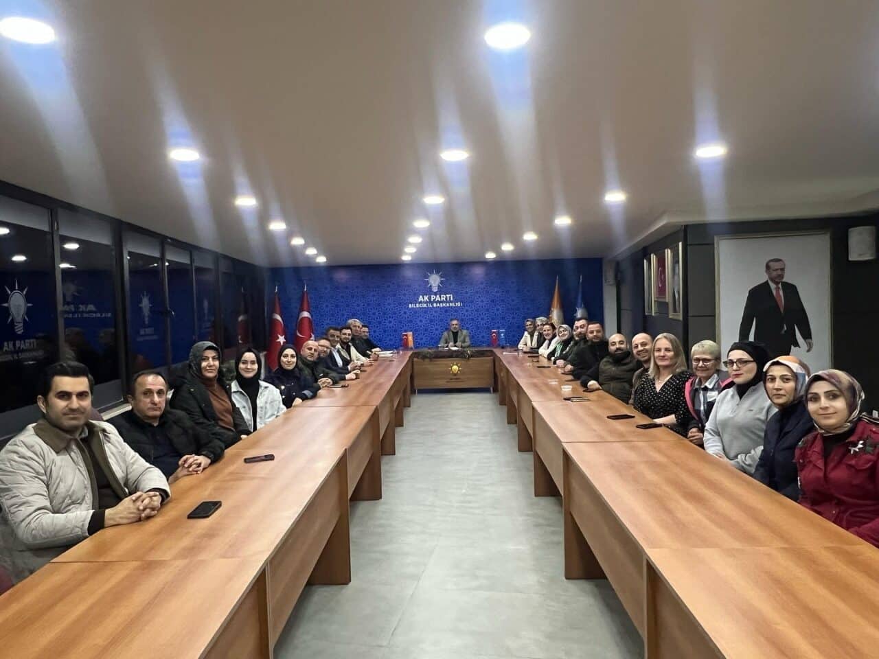 AK Parti Bilecik İl Başkanlığı, Serkan Yıldırım başkanlığında haftalık İl