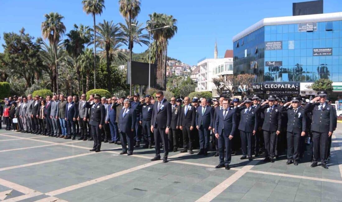 Alanya’da Türk Polis Teşkilatı’nın 180. Yıl Dönümü Kutlandı, Şehitler İçin Dualar Edildi Alanya'da Türk Polis Teşkilatı'nın 180'inci kuruluş yıl dönümü, Hükümet Meydanı'ndaki