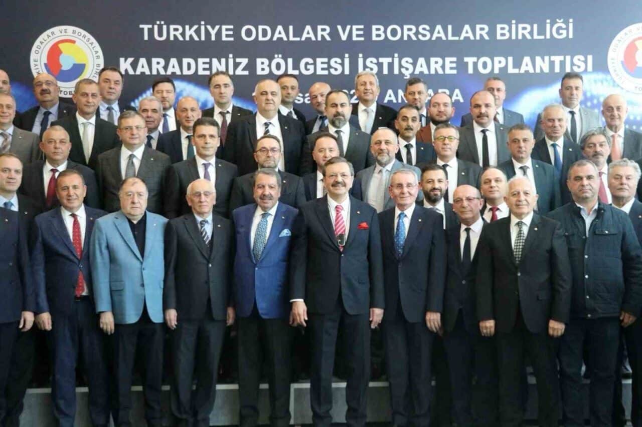 Düzce Ticaret ve Sanayi Odası Başkanı Erdoğan Bıyık, TOBB'un toplantısında