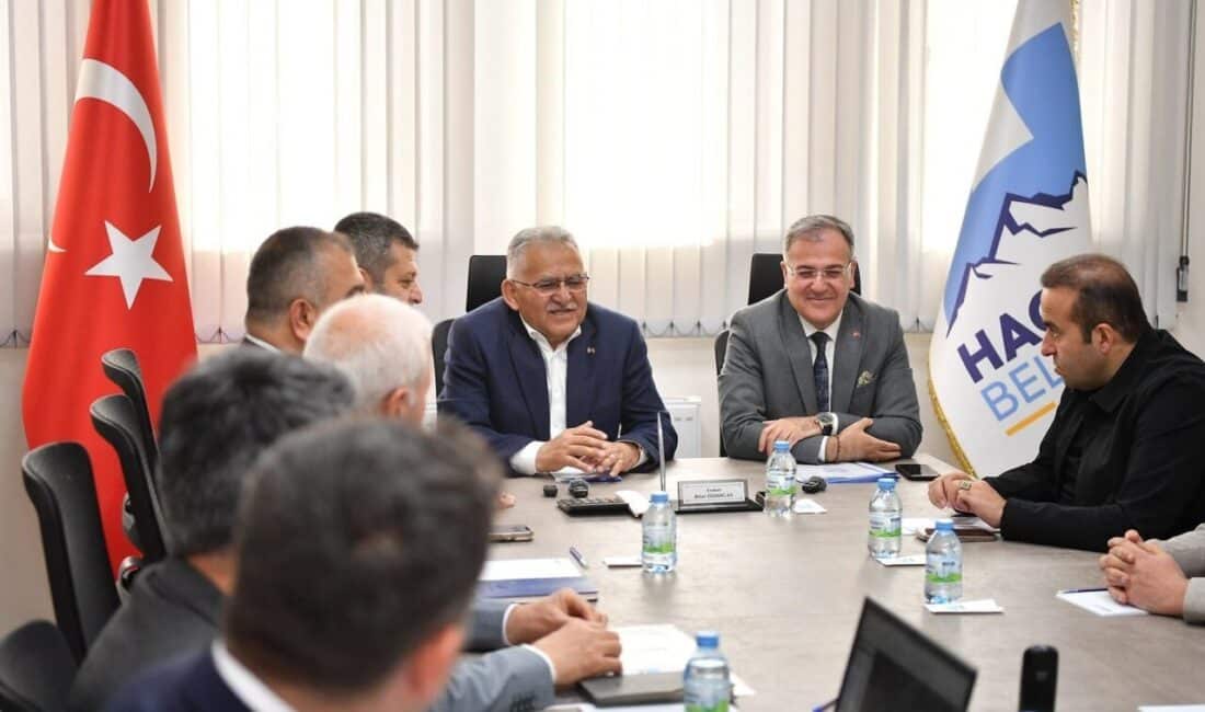 Kayseri Büyükşehir Belediye Başkanı Dr. Memduh Büyükkılıç, Hacılar ilçesini ziyaret