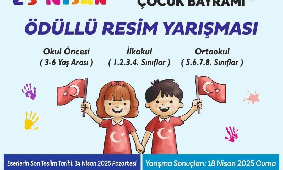 Aydın Büyükşehir Belediyesi’nden 23 Nisan İçin Ödüllü Resim Yarışması Duyurusu! Aydın Büyükşehir Belediyesi, 23 Nisan Ulusal Egemenlik ve Çocuk Bayramı