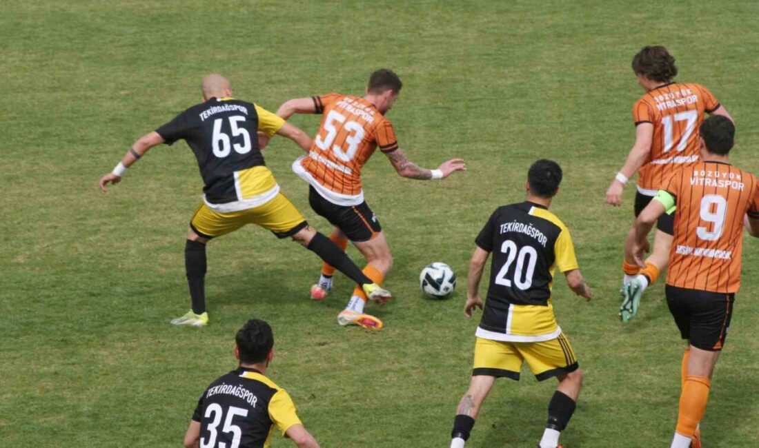 Bozüyük Vitraspor, Bölgesel Amatör Lig'in 26. haftasında Tekirdağspor'a 4-1 yenildi.