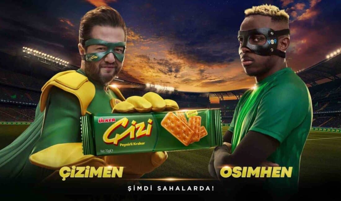 Dünyaca ünlü futbolcu Victor Osimhen, Ülker’in yeni reklam filminde Çizimen