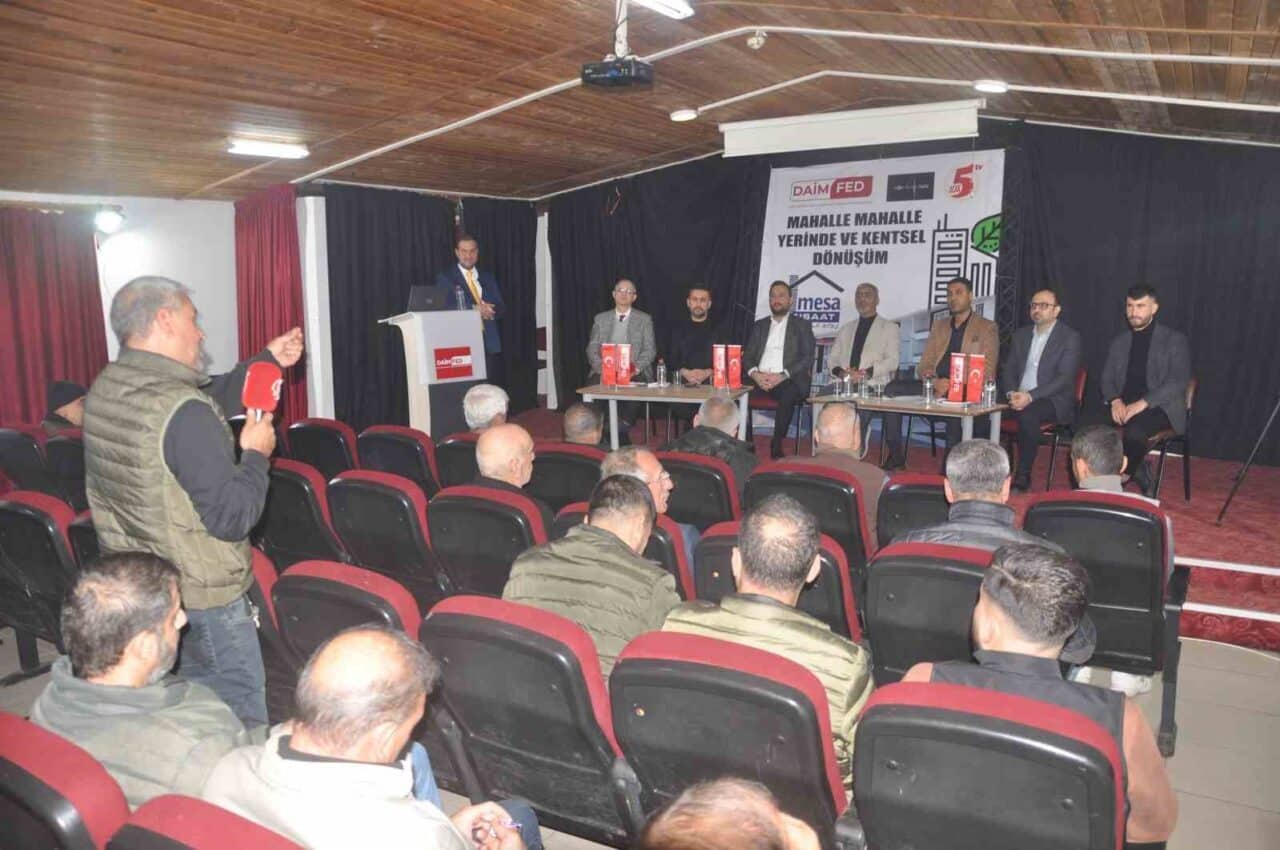 Doğu Akdeniz İnşaat Müteahhit Birlikleri Federasyonu, Kiremithane Mahallesi'nde kentsel dönüşümün
