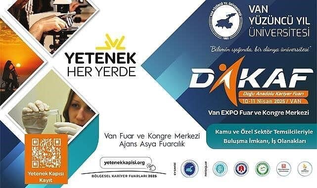 Van Yüzüncü Yıl Üniversitesi, 10-11 Nisan 2025 tarihlerinde Doğu Anadolu