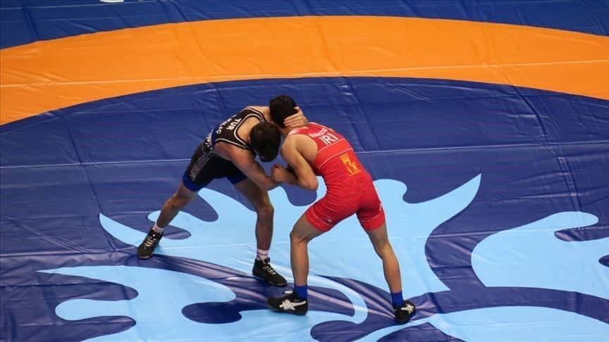 Denizli Sporcu Eğitim Merkezi'nden Kaan Emirhan Asar, Sırbistan'da düzenlenen Güreş