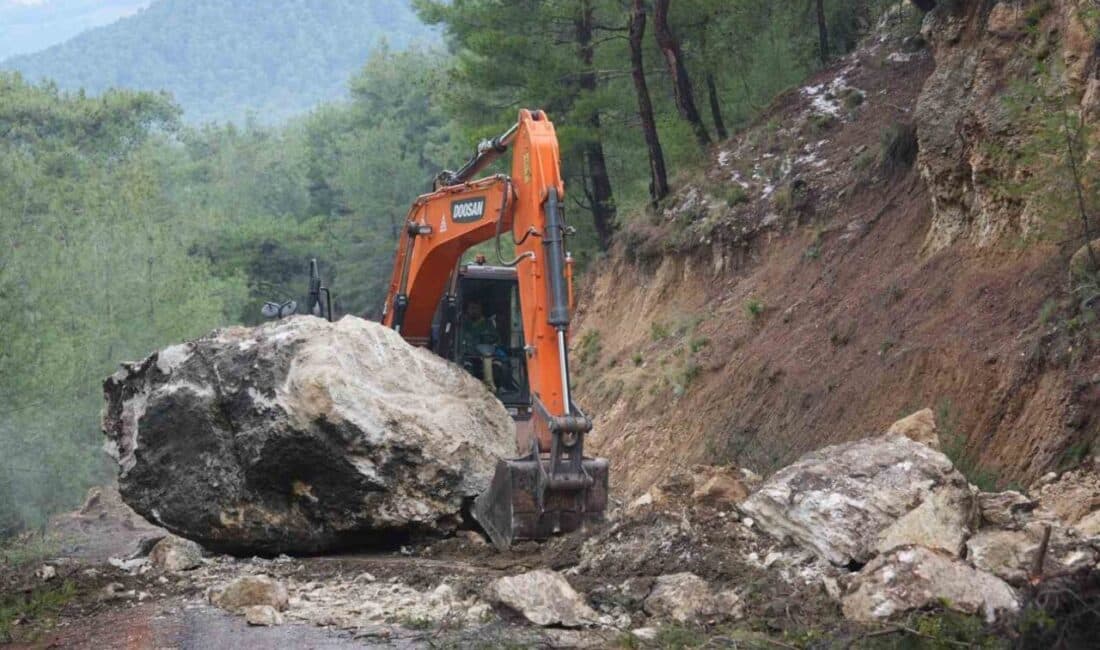 Mersin'in Erdemli ilçesinde etkili olan dolu yağışı, birçok tarım arazisine