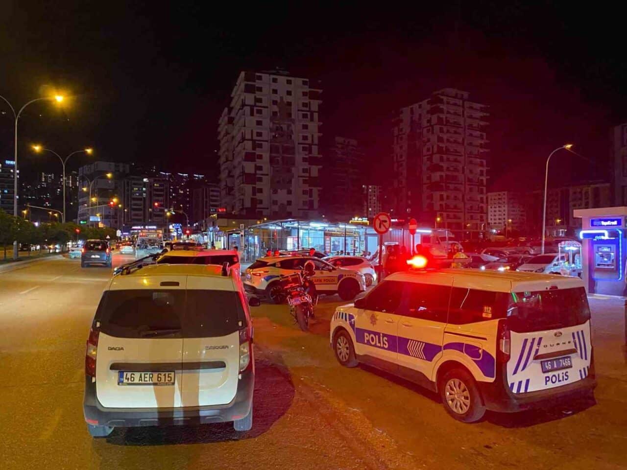 Kahramanmaraş'ta T.K. adlı ehliyetsiz sürücü, plakası olmayan motosikletiyle devriye gezen