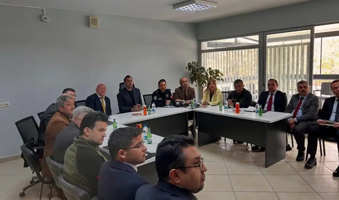 Sinanpaşa Kaymakamı Emrah Aslan, Küçükhüyük'te vatandaşlarla bir araya gelerek Halk