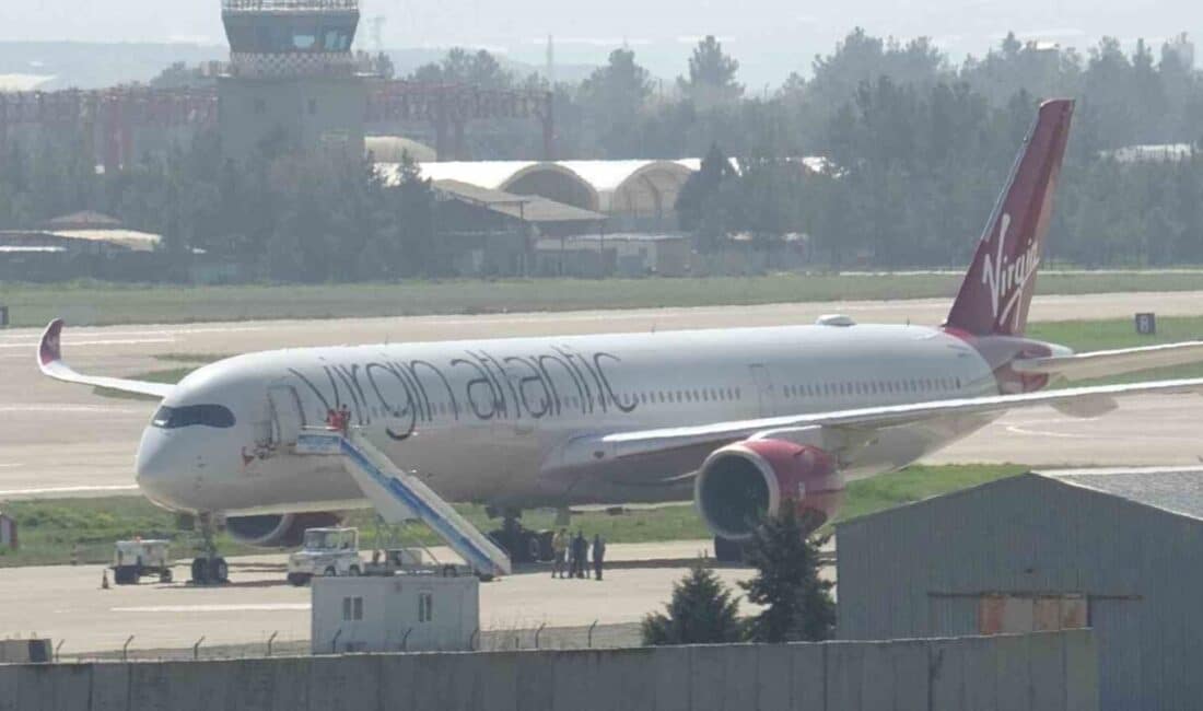Hindistan Seferi Yapan Virgin Atlantic Uçağı, Yolcunun Rahatsızlanması Üzerine Diyarbakır’a İniş Yaptı Virgin Atlantic'e ait Londra'dan Mumbai'ye giden uçağı, bir yolcunun rahatsızlığı