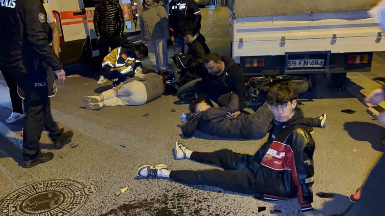 Tekirdağ'ın Çorlu ilçesinde iki motosikletin çarpışması sonucu Onur Ç. ve