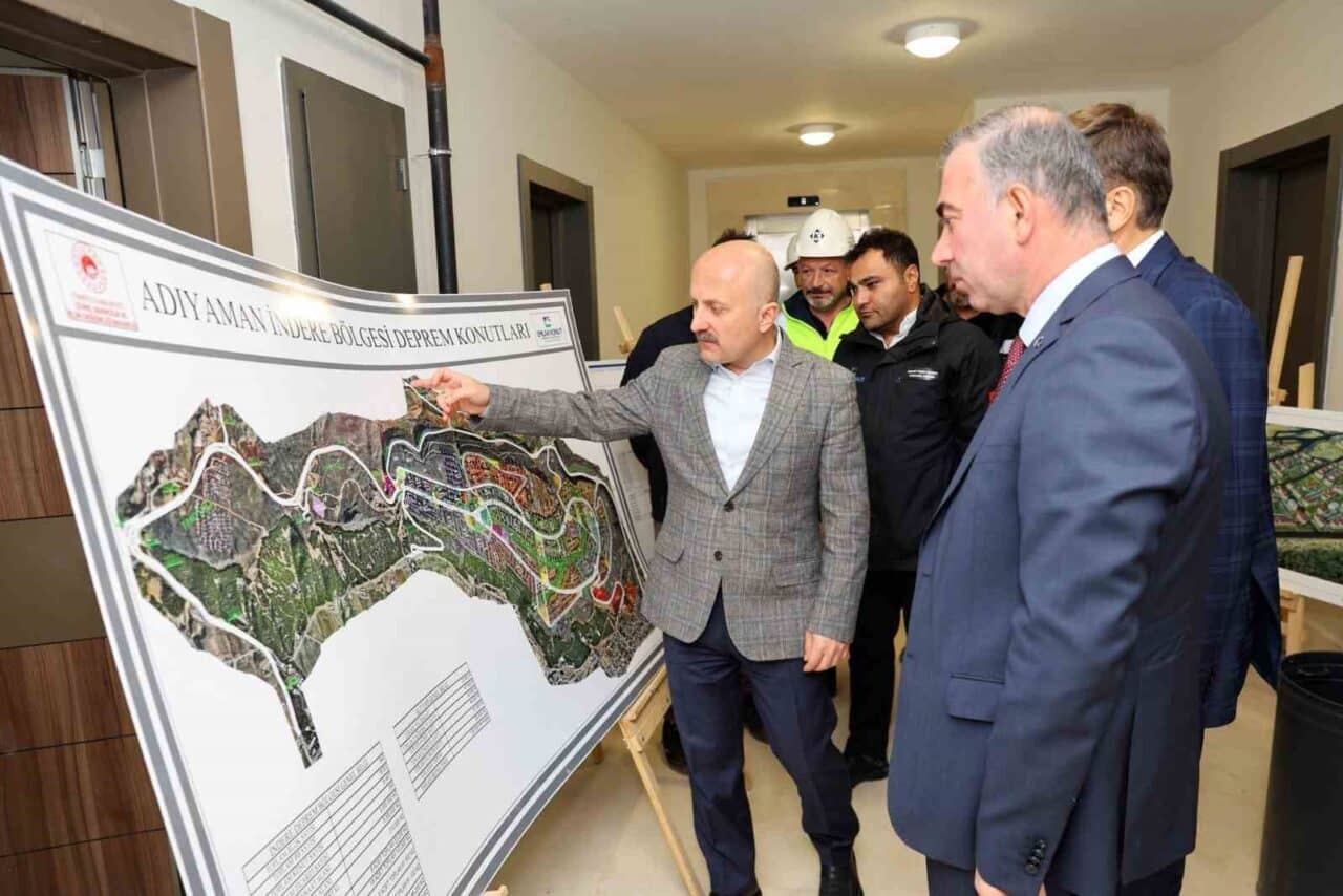 Adıyaman’da depremzedeler için inşa edilen kalıcı konutlar, Vali Osman Varol