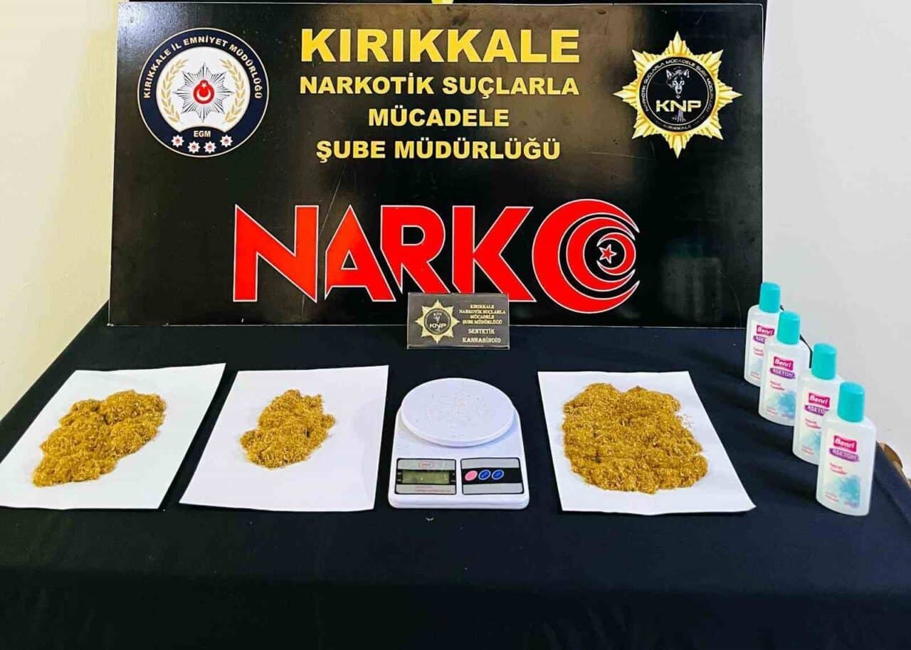 Kırıkkale'de Narkotik Suçlarla Mücadele Şubesi, 15-21 Nisan tarihleri arasında sokak