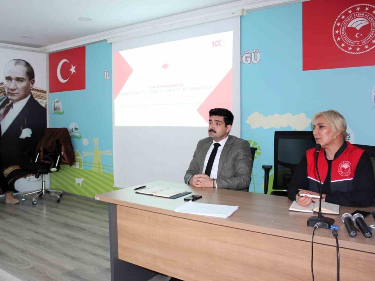 Kırklareli'nde İl Tarım ve Orman Müdür Yardımcısı Onur Karadağ başkanlığında,