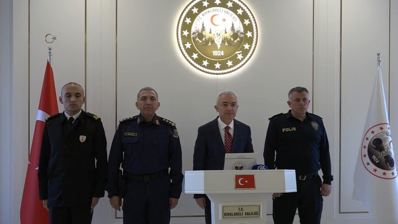 Kırklareli Valisi Uğur Turan, Mart ayında düzenlenen 16 uyuşturucu operasyonunda