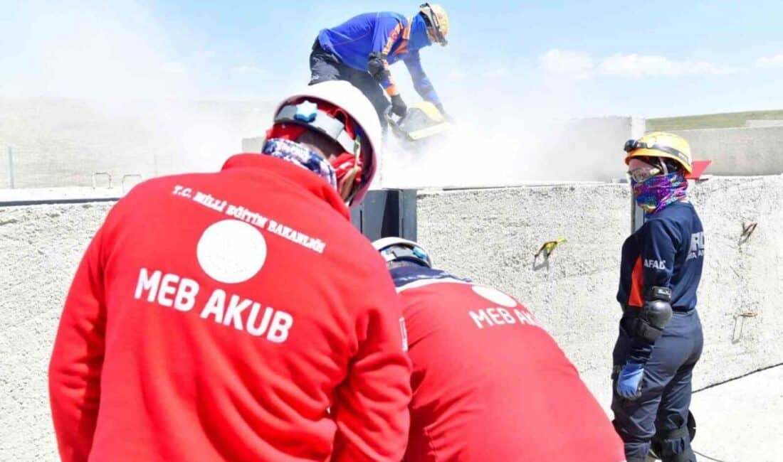 Kırşehir’de Deprem Sonrası Arama Kurtarma Tatbikatı Gerçekleştirildi Kırşehir'de, Milli Eğitim Bakanlığı Arama ve Kurtarma Birimi, AFAD ile