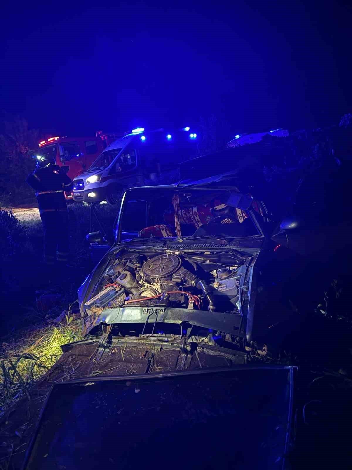 Kırklareli'nin Lüleburgaz ilçesinde Tatarköy yolu üzerindeki virajda bir kaza meydana
