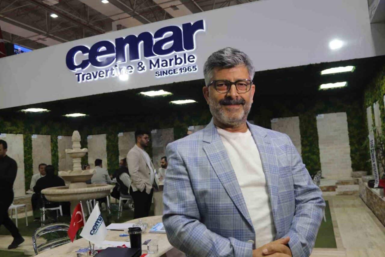 Cemar Mermer ve Traverten, 30’uncu Marble İzmir Fuarı'nda uluslararası ilişkilerini