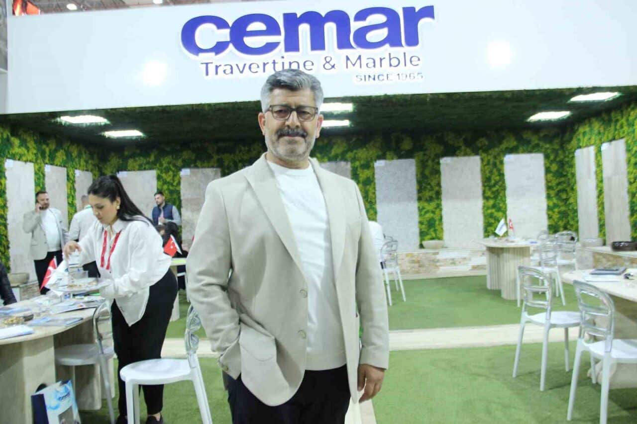 Cemar Mermer ve Traverten, 30. Marble İzmir Fuarı'nda yerli ve