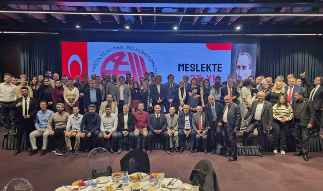 Samsun’da Harita ve Kadastro Mühendisleri 25. Yılını Kutladı, Emektar Üyelere Plaket Verildi Harita ve Kadastro Mühendisleri Odası Samsun Şubesi, meslekte 25 yılını