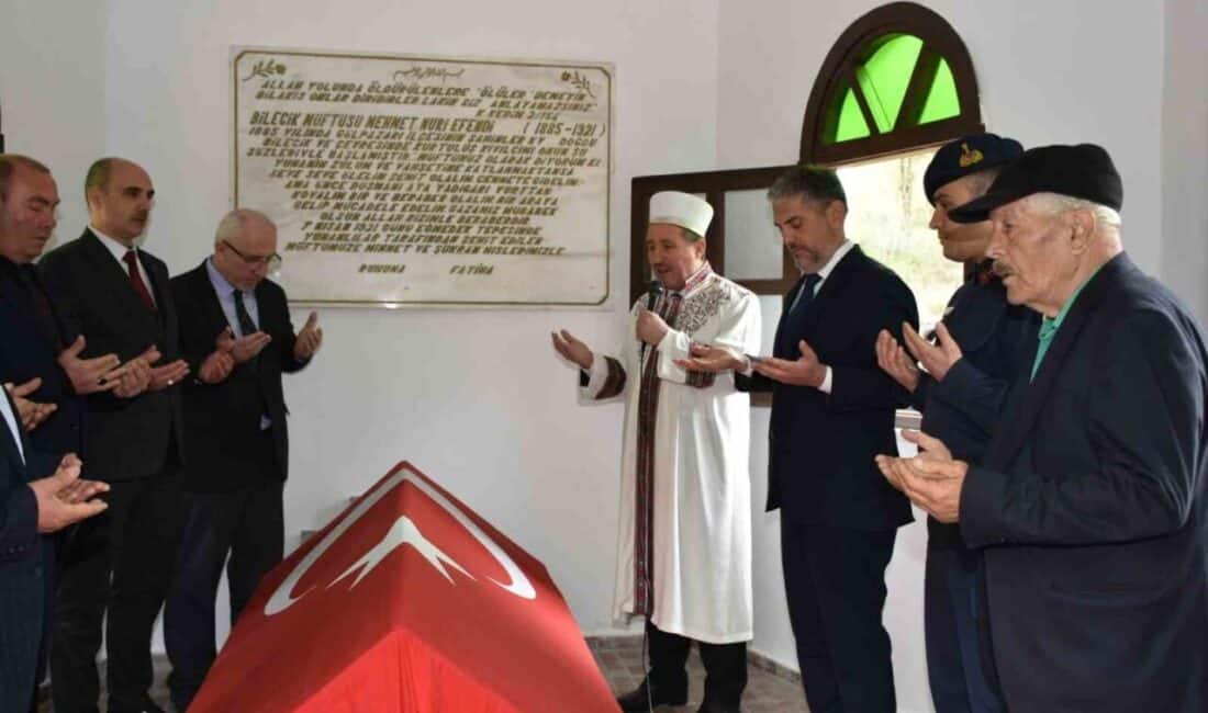 Bilecik’te Milli Mücadele Şehidi Mehmet Nuri Efendi, 104. Yılında Anma Töreniyle Yad Edildi Milli Mücadele şehidi Mehmet Nuri Efendi, şehadetinin 104. yılı dolayısıyla