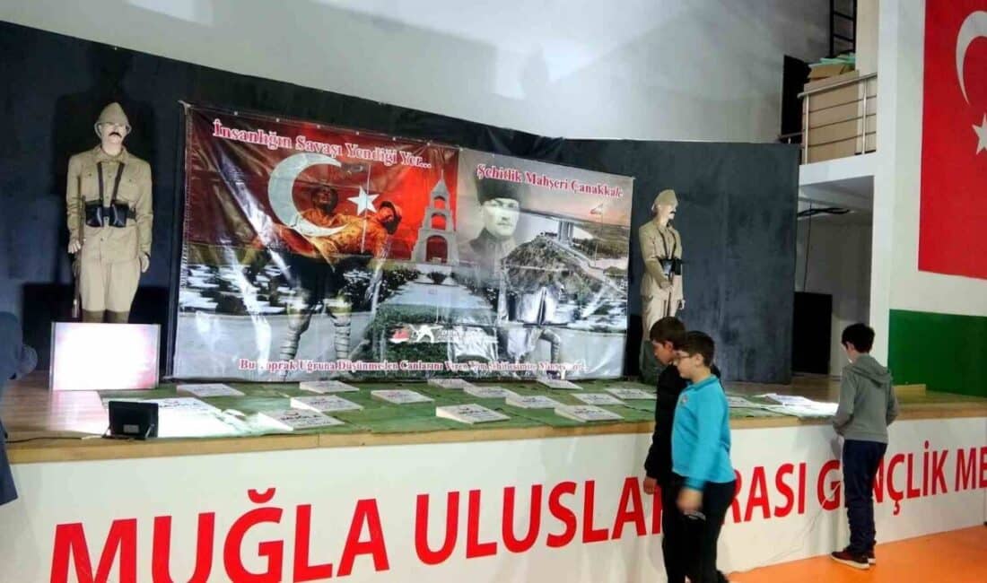 Muğla'da, Çanakkale Savaşı'ndan kalma malzemelerin yer aldığı "Çanakkale 1915 Savaş