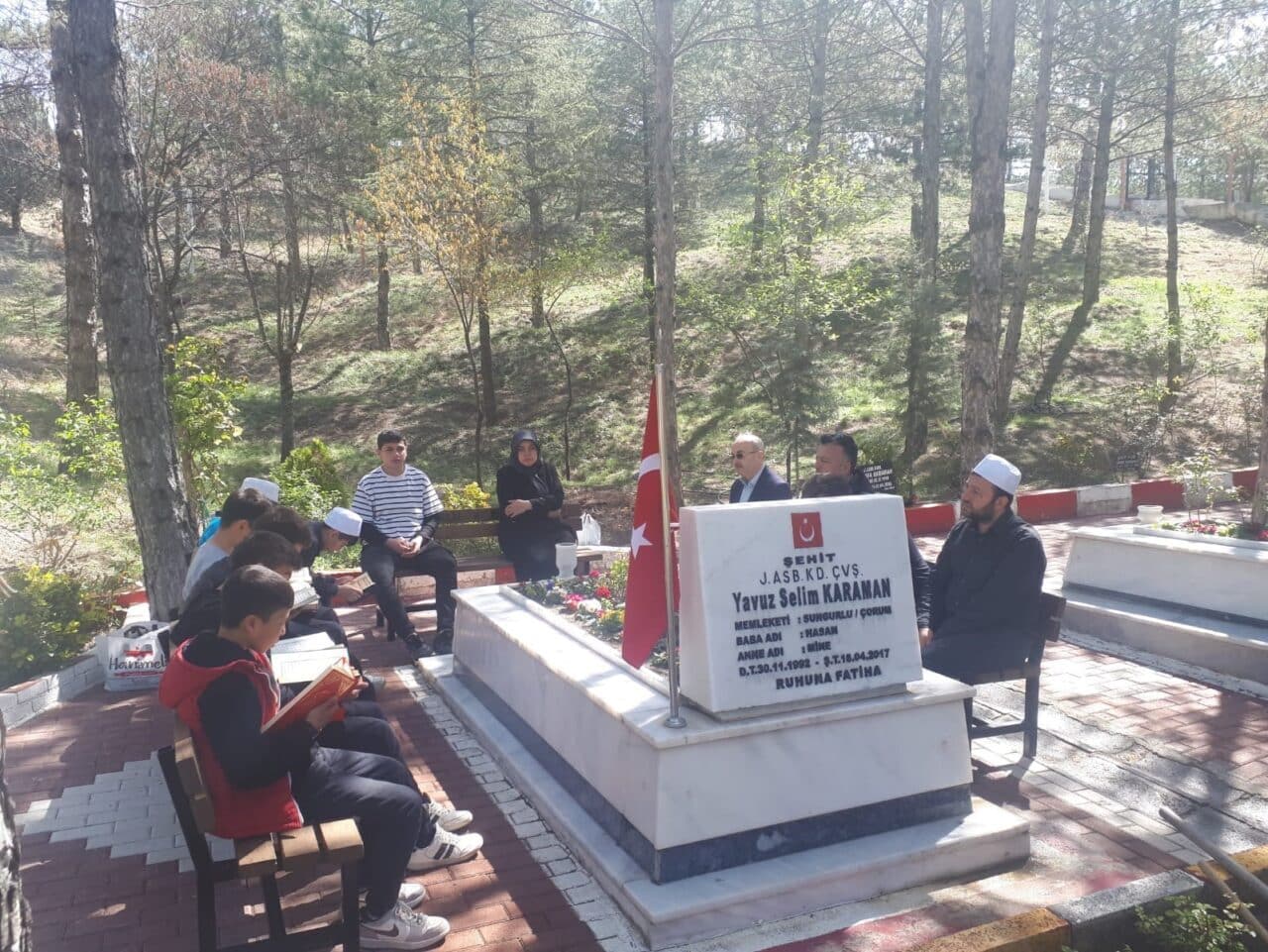 Çorum'un Sungurlu ilçesindeki Şehit Yavuz Selim Karaman İmam Hatip Ortaokulu