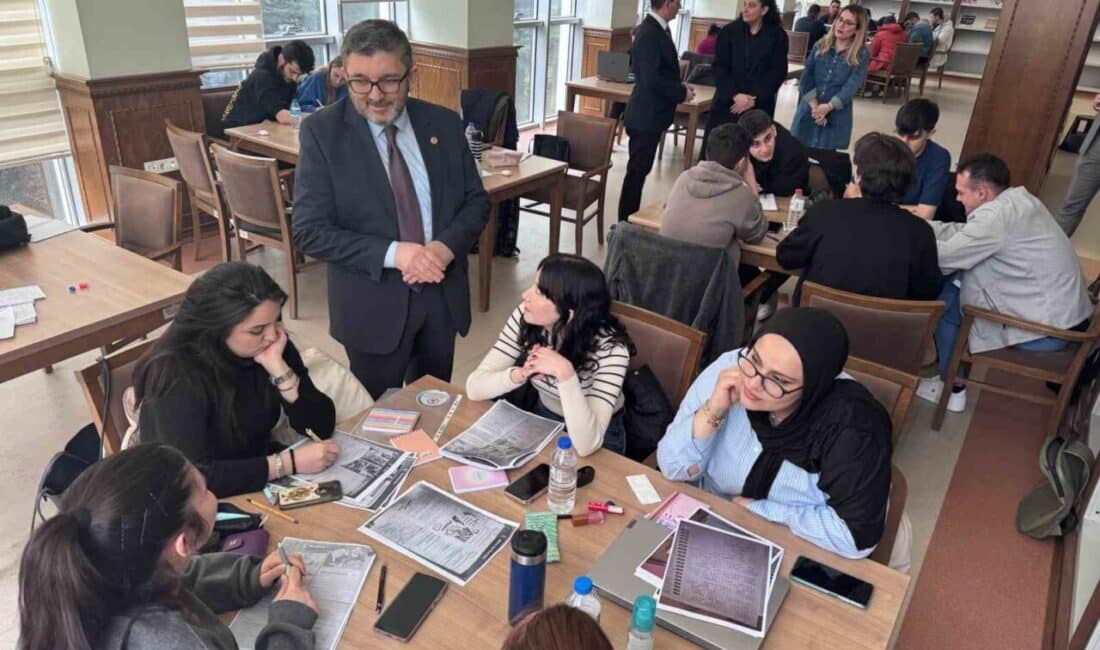 Bilecik Şeyh Edebali Üniversitesi Rektörü, Kütüphanede Öğrencilere Vize Başarıları Diledi Bilecik Şeyh Edebali Üniversitesi Rektörü Prof. Dr. Zafer Asım Kaplancıklı,