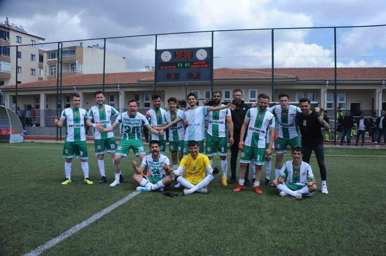 Kayseri 2. Amatör Küme C Grubu'nda Sindelhöyük Yıldızspor, evinde Sümerspor'u