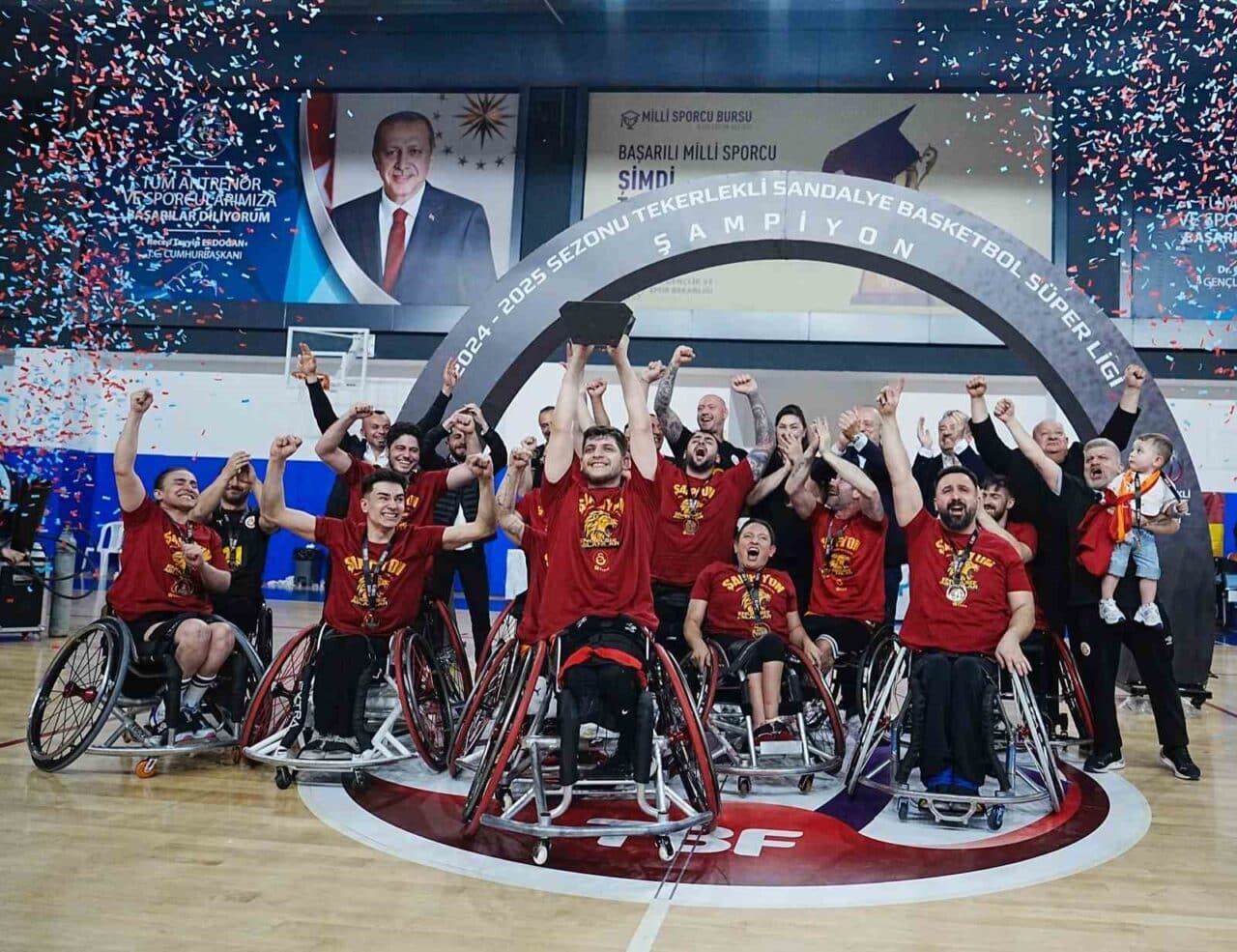 Galatasaray, Tekerlekli Sandalye Basketbol Süper Ligi final serisi 3. maçında