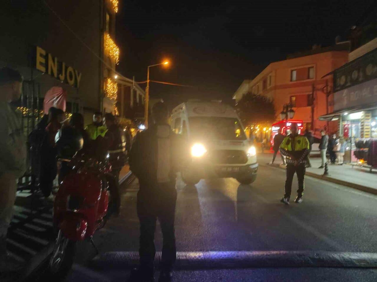 Tekirdağ’ın Süleymanpaşa ilçesinde otomobil ve motosiklet çarpıştı. 59 AKP 663