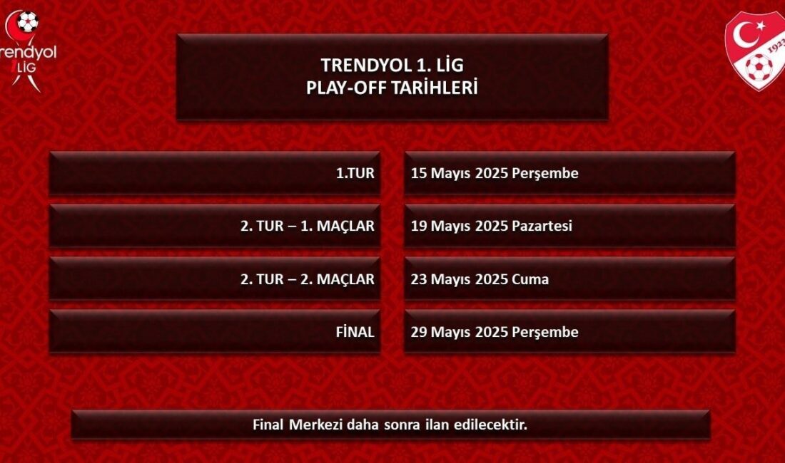 Türkiye Futbol Federasyonu (TFF), 2024-2025 sezonunda Trendyol 1. Lig, Nesine