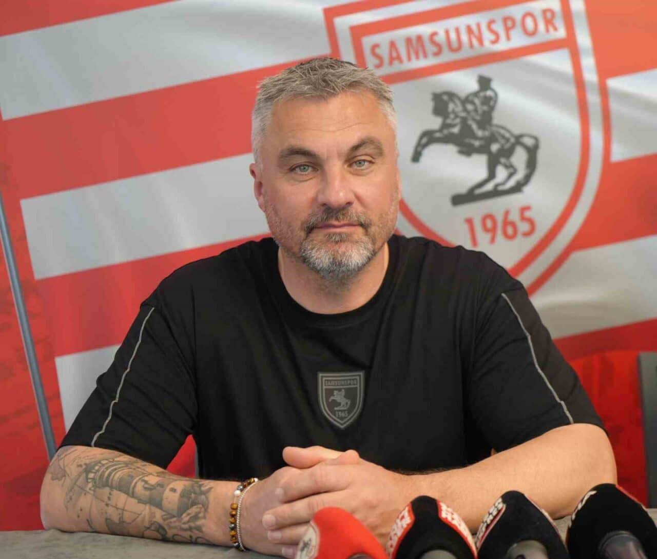 Samsunspor Teknik Direktörü Thomas Reis, Antalyaspor maçı öncesi düzenlediği basın