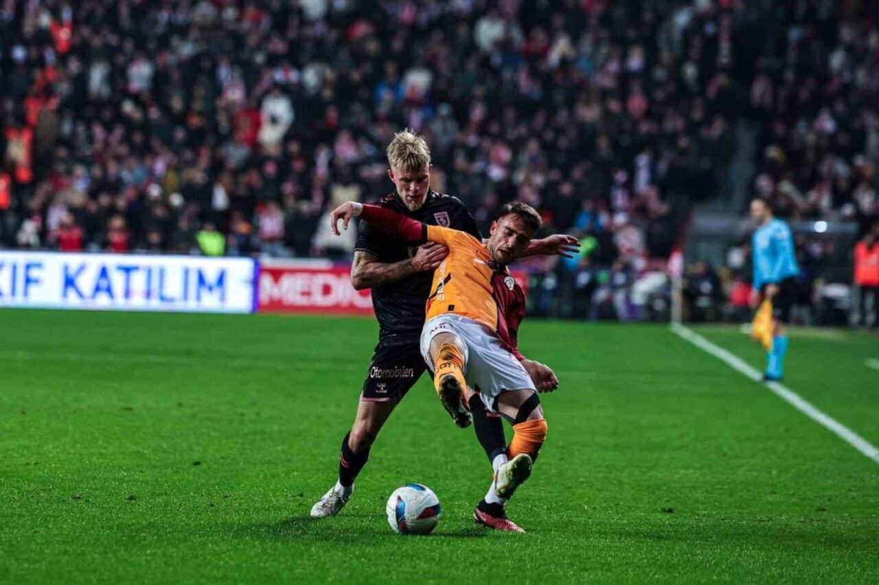 Trendyol Süper Lig'de 31. hafta mücadelesinde Samsunspor, evinde Galatasaray ile