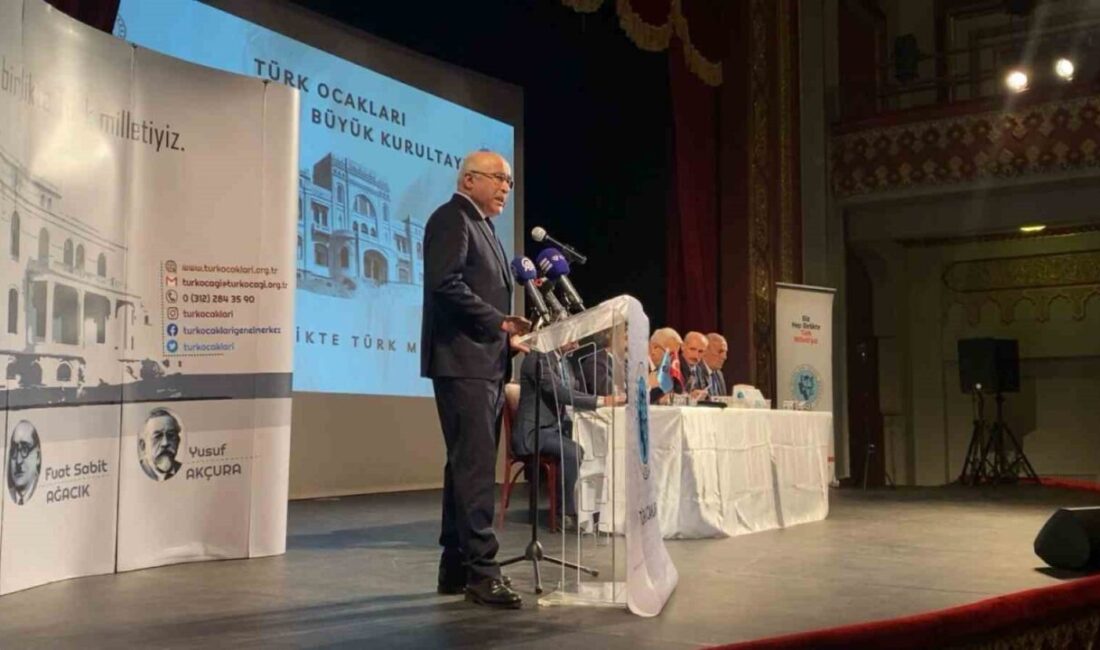 Türk Ocakları Genel Başkanı Mehmet Öz, milli birliğin sağlanmasının huzurlu