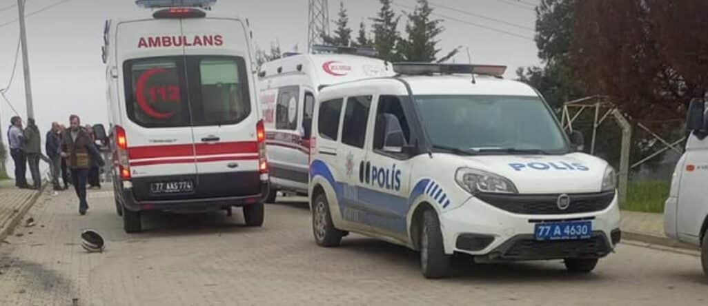 Yalova'da pompalı tüfekle minibüs sürücüsü S.İ. yaralandı. Olay, İsmetpaşa Mahallesi'nde