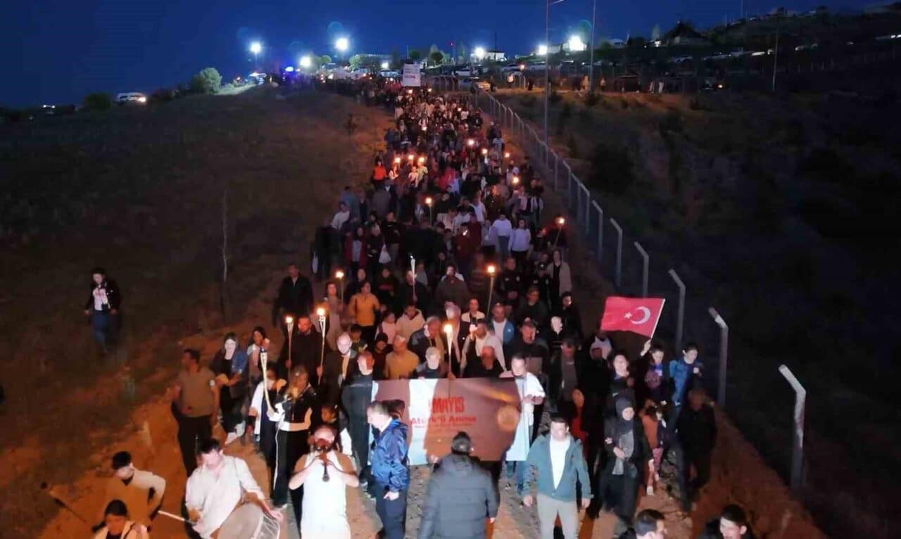 Kırıkkale'de, 19 Mayıs Atatürk'ü Anma, Gençlik ve Spor Bayramı dolayısıyla