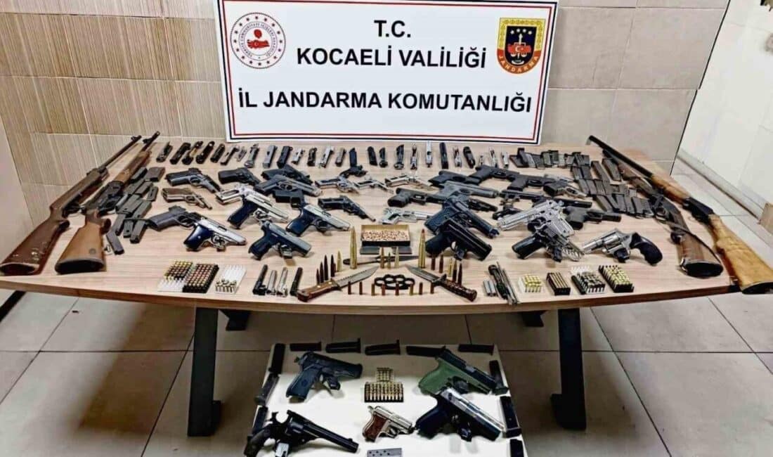 Kocaeli'nin Derince ilçesinde jandarma, 16 Mayıs'ta düzenlediği operasyonda 18 ruhsatsız