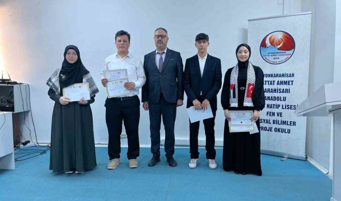 Afyonkarahisar’da Arapça Bilgi ve Etkinlik Yarışmaları Büyük Bir Coşkuyla Gerçekleştirildi Afyonkarahisar'da düzenlenen 12. Arapça Bilgi ve Etkinlik Yarışmaları, Hattat Ahmet